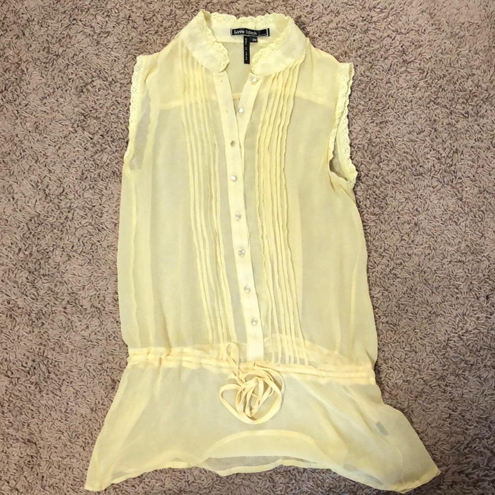 Summery Yellow Top